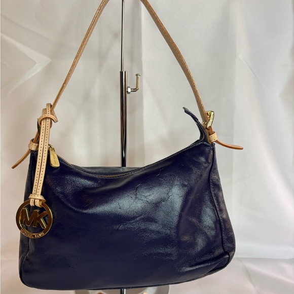 Michael Kors Women’s Patent Leather Hobo Purse - Picture 1 of 11